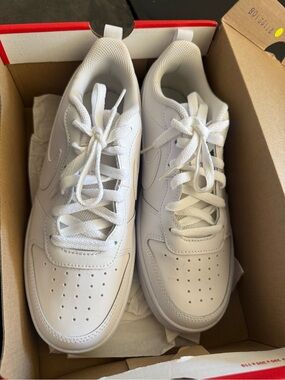 Nike Red and White Shoe Box with Logo